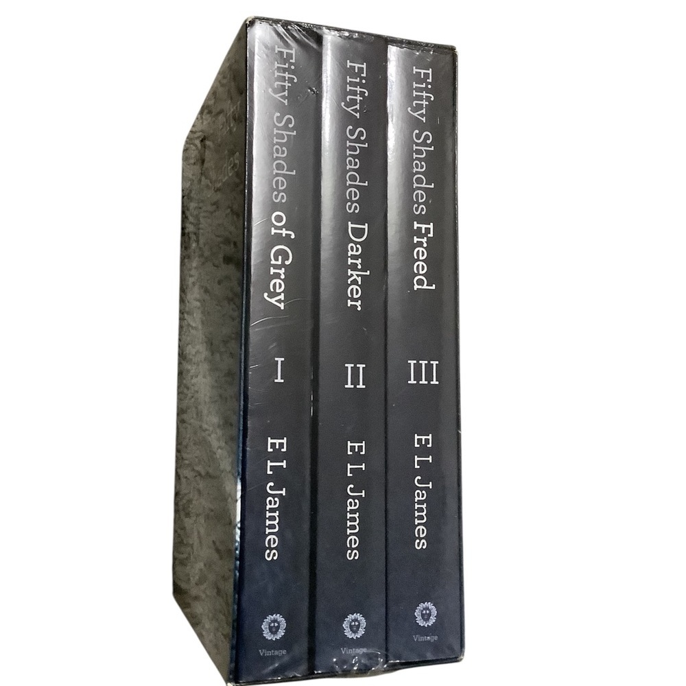 Fifty Shades Trilogy Box Set by E L James - Black